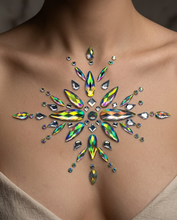 Load image into Gallery viewer, Hot Wife Charms Iridescent Jeweled Temporary Breast Sticker