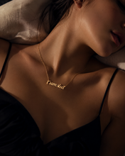 Load image into Gallery viewer, Hot Wife Charms "Cumslut" Necklace - Stainless Steel Silver/Gold Finish