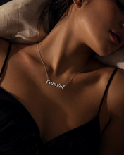 Load image into Gallery viewer, Hot Wife Charms "Cumslut" Necklace - Stainless Steel Silver/Gold Finish