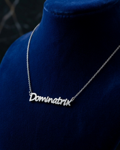 Load image into Gallery viewer, Hot Wife Charms "Dominatrix" Necklace - Stainless Steel Silver
