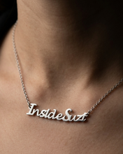 Load image into Gallery viewer, Hot Wife Charms "InsideSuzi" Necklace - Stainless Steel Silver