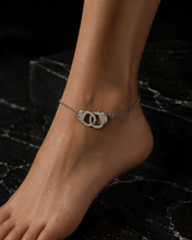 Load image into Gallery viewer, Hot Wife Charm Kinky Handcuffs Anklet - Stainless Steel