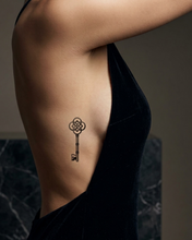 Load image into Gallery viewer, Hot Wife Charms Key Temporary Tattoo