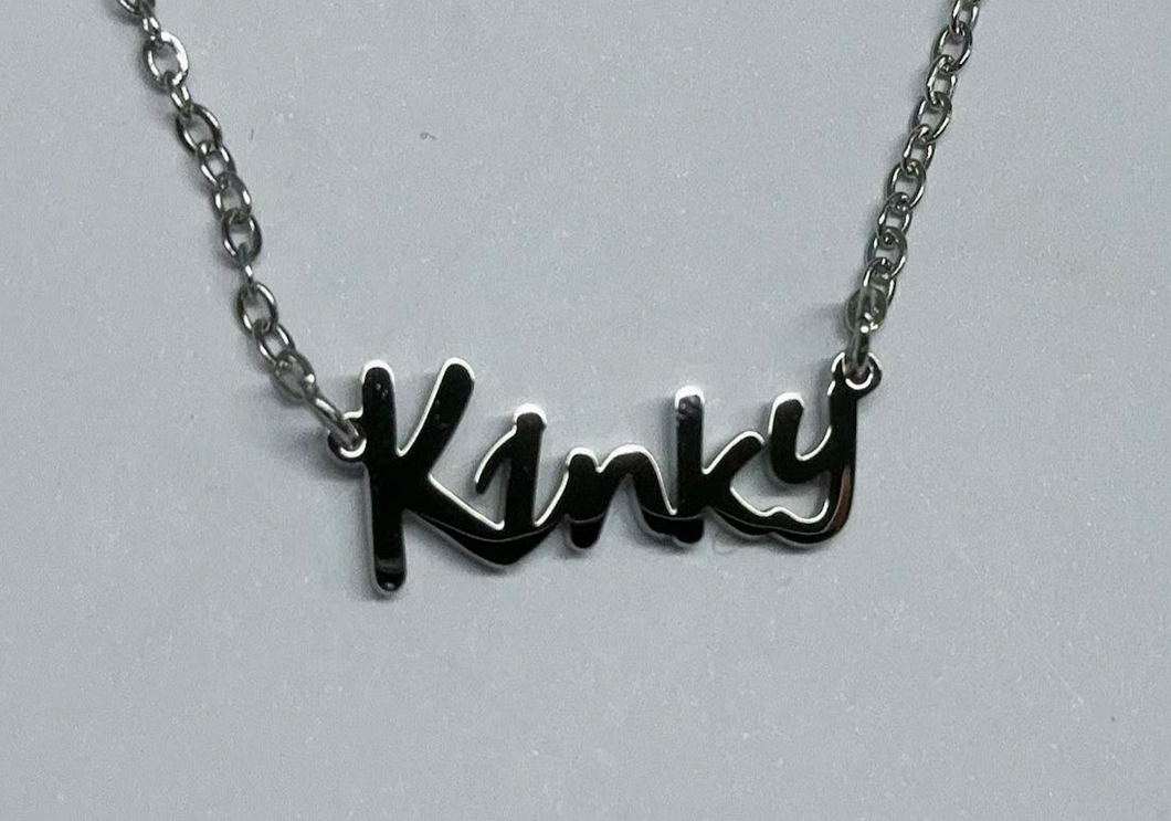 Kinky Necklace, Stainless Steel Silver