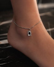 Load image into Gallery viewer, Hot Wife Charms Queen of Spades Anklet - Stainless Steel Chain