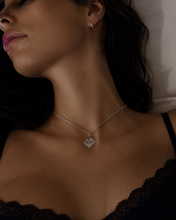 Load image into Gallery viewer, Hot Wife Charms  "SLUT" Diamond Charm Necklace or Anklet -  Stainless Steel Mirror Finish