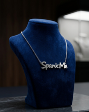 Load image into Gallery viewer, Hot Wife Charms "Spank Me" Necklace - Stainless Steel Silver