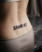 Load image into Gallery viewer, Hot Wife Charms "SPANK ME!" Temporary Tattoo