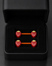 Load image into Gallery viewer, Hot Wife Charms Acrylic Strawberry Nipple Barbell