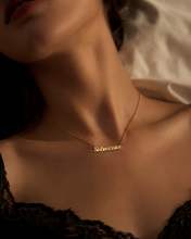 Load image into Gallery viewer, Hot Wife Charms "Submissive" Necklace - Stainless Steel Silver/Gold Finish