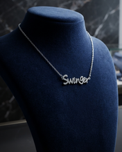 Load image into Gallery viewer, Hot Wife Charms "Swinger" Necklace - Stainless Steel Silver