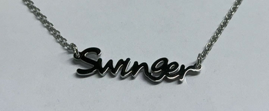 Swinger Necklace, Stainless Steel Silver