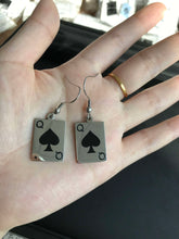 Load image into Gallery viewer, Stainless Steel Queen of Spades earings - HWC LLC