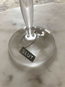 Lifestyle Wine Glass Charms, perfect for your fun event or a gag gift!