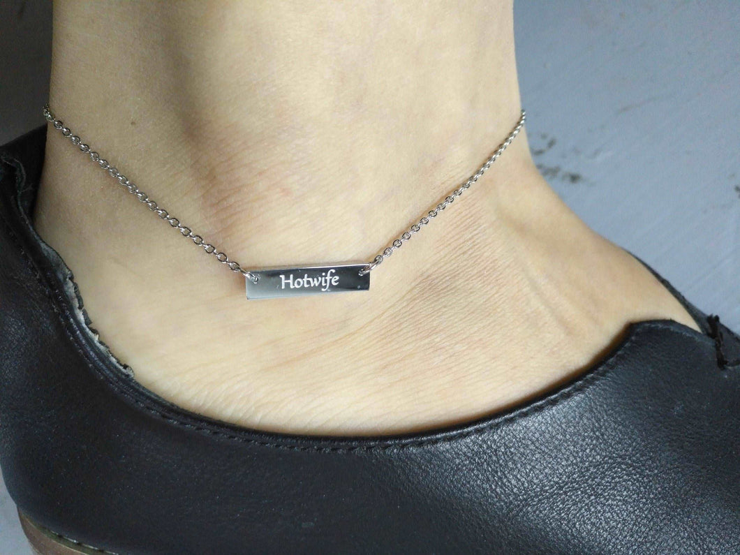 HotWife Necklace or Anklet, Stainless Steel