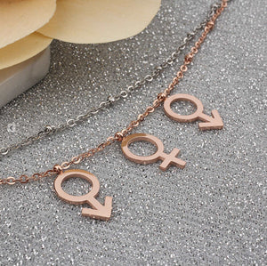 Threesome, MFM Anklet Stainless Steel 3 color options - HWC LLC