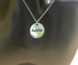 Fuck Toy -   Charm Necklace or Anklet - Stainless Steel