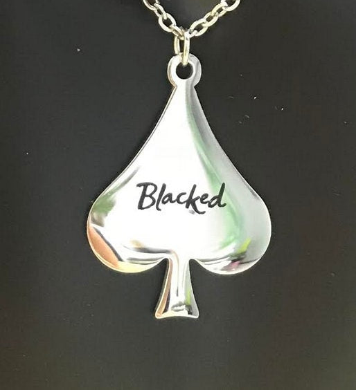 Blacked Mirror Finish Charm Necklace or Anklet - Stainless Steel