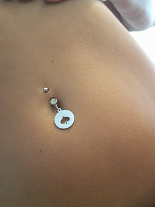 Navel Belly Ring - stainles steel Slut, Hotwife, MFM QofS, Hall Pass options