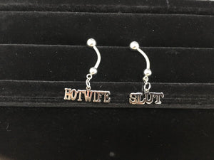 Slut Navel Belly Button Ring - HWC LLC