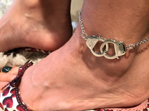 Handcuffs Anklet / Ankle Chain - Stainless