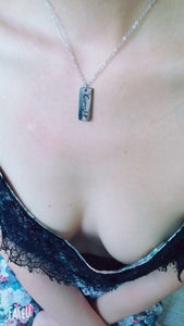 Cumslut -   Charm Necklace or Anklet  or Belly Ring- Stainless Steel - HWC LLC