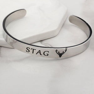 Vixen and Stag matching bracelets