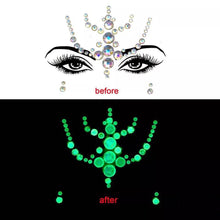 Load image into Gallery viewer, Jeweled Temporary Face Sticker - Luminous