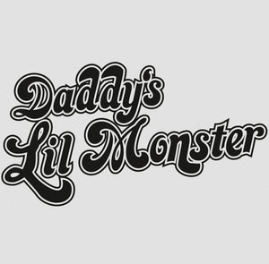 Daddy's Little Monster Temporary Tattoo