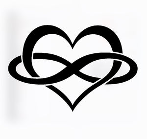 Infinity Heart Temporary Tattoo - HWC LLC