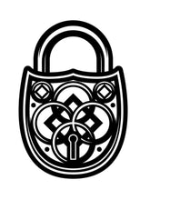 Load image into Gallery viewer, Lock Temporary Tattoo - HWC LLC