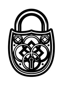 Lock and Key Temporary Tattoo combo