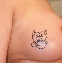 Load image into Gallery viewer, Bad Girl -  Temporary Tattoo