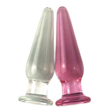 Load image into Gallery viewer, Glass dildo plug