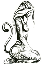 Load image into Gallery viewer, Lady Kitty design Temporary Tattoo