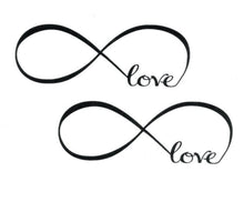 Load image into Gallery viewer, Infinity Love temporary tattoo - HWC LLC